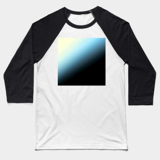 Blue yellow white abstract art Baseball T-Shirt